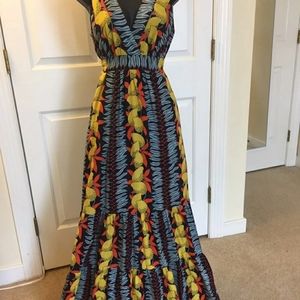 CAbi Printed Maxi Dress